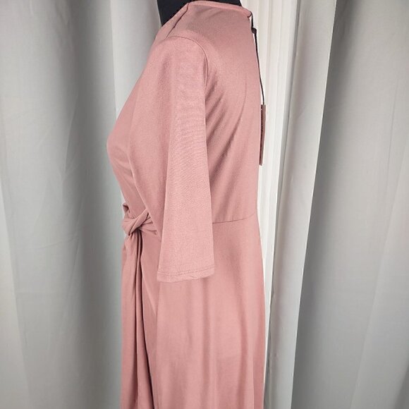 Mother Bee Maternity Dress In Mauve/Dusty Rose. Size XL (NWT) - Picture 3 of 11